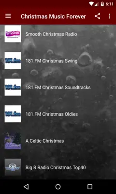 Christmas Music Forever Free android App screenshot 2